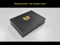 Kleine schwarze Geschenkverpackung Box starre Ring Tag Manschettenlink Geschenkbox