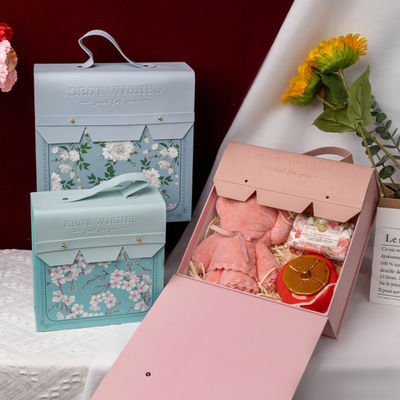 Custom High End Personalisiertes Design Wiederverwendbares Papier Koffer Geschenkbox für Kinder