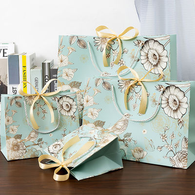 Custom Paper Bag Großhandel Eco Paper Shopping Verpackung Geschenkbeutel Papierbeutel mit Ihrem eigenen Logo