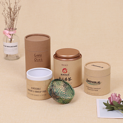 Umweltfreundliche Verpackung von Kerzenröhrchen Biologisch abbaubare Papierröhrchen Geschenkboxen für Glasgefäße
