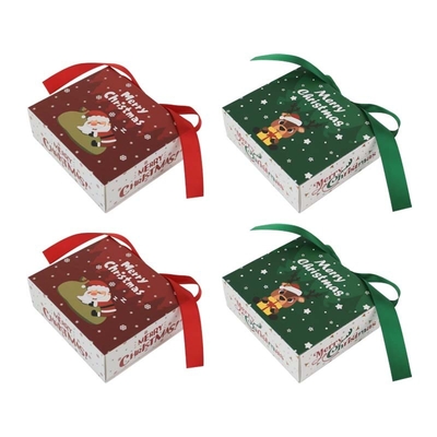 Individuelle 2025 Frohe Weihnachten Geschenkbox Personalisierte Feiertagsverpackung für Firmengeschenke Festliche Dekorationen
