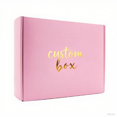 Großhandel recycelbares Wellpapier Kosmetik Mailer Box Klappbare E-Commerce Versandboxen für Parfüm Wimpern Matt Lamination