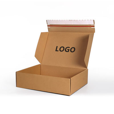Personalisierte private Logo Wellpappe Versand Kleber Tränenstreifen offene Postfach für Artikel