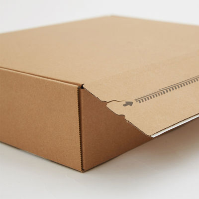Personalisierte private Logo Wellpappe Versand Kleber Tränenstreifen offene Postfach für Artikel