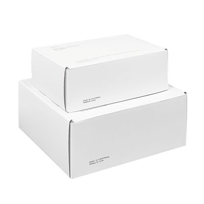Mode-Stil Rechteckige Postfach Papierbox Weiße Schuhe und Kleidung Versandboxen