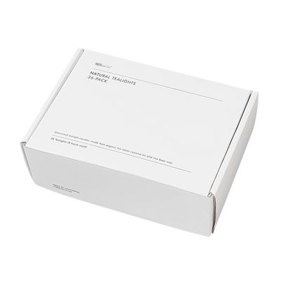 Mode-Stil Rechteckige Postfach Papierbox Weiße Schuhe und Kleidung Versandboxen