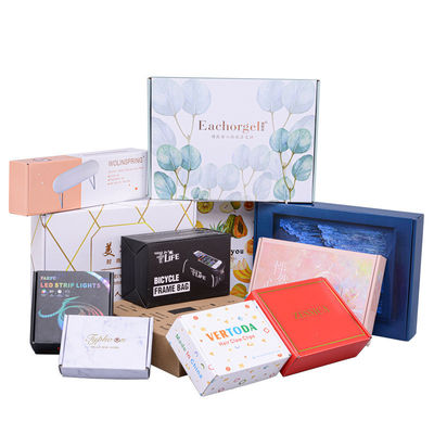 Matte Oberflächenveredelung Anpassung Walzflöte Mailer Box für Versand und Verpackung