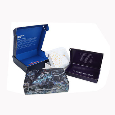 Matte Oberflächenveredelung Anpassung Walzflöte Mailer Box für Versand und Verpackung