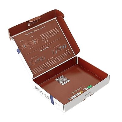 Farbenfrohe, benutzerdefinierte, gedruckte Logos, Versandpapier-Geschenkbox für Kosmetikverpackungen 300g CCNB-Flöte