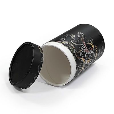 Custom Logo Runde Zylinderkanister Karton Zylinderbox für Kosmetik