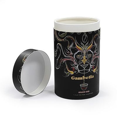 Custom Logo Runde Zylinderkanister Karton Zylinderbox für Kosmetik