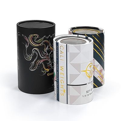 Custom Logo Runde Zylinderkanister Karton Zylinderbox für Kosmetik