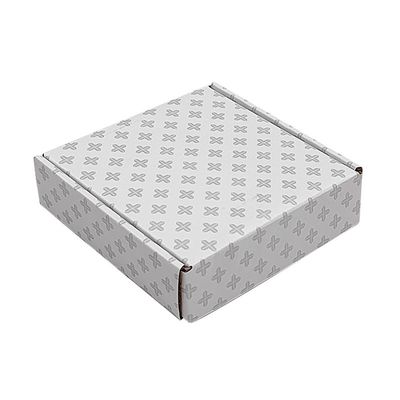 Weiße E-Flute Kartonbox Wellkarton Kraft-Mailer-Boxen für Kleidung Verpackung