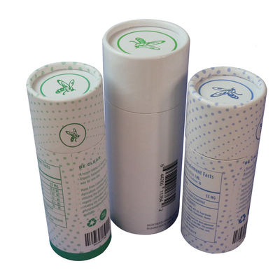 Matt Lamination Rundrohr Verpackungskiste Kraftpapier Zylinderbox für Nüsse Kaffee Tee