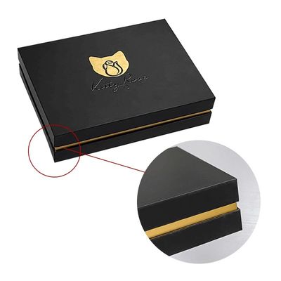 2 Stück starres Kartondeckel und Basiskarton mit Matt-Lamination und Sponge Liner