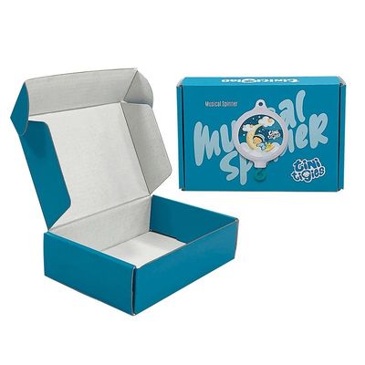 Custom CMYK Walzkartonbox für den Versand großer Bekleidungsstücke und für individuelle Verpackungen