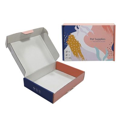 Custom CMYK Walzkartonbox für den Versand großer Bekleidungsstücke und für individuelle Verpackungen
