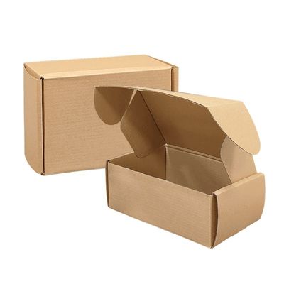 Kraftpapier-Mailer-Boxen für den Einzelverkauf Verpackung Recycelbare Wellkarton-Mailer-Boxen