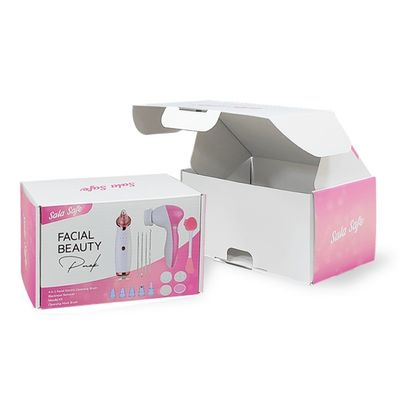 Pink recycelbare Flachpackverpackungskisten für elektrische Reinigungstools