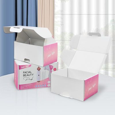 Pink recycelbare Flachpackverpackungskisten für elektrische Reinigungstools