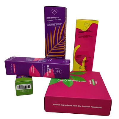 Beschichtete kosmetische Papierbox für nachhaltige und umweltfreundliche Verpackungen