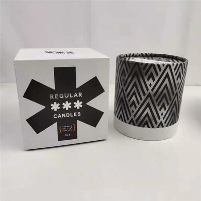 Custom Candle Jar mit Deckel und Geschenkbox Verpackungskisten in CMYK/PANTONE Druck