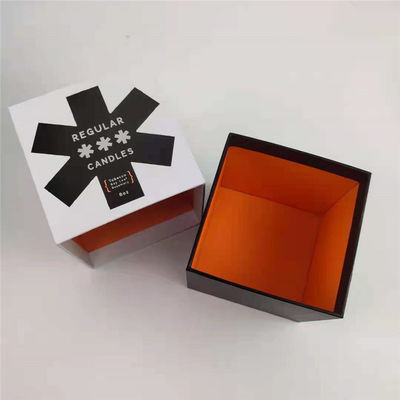 Custom Candle Jar mit Deckel und Geschenkbox Verpackungskisten in CMYK/PANTONE Druck