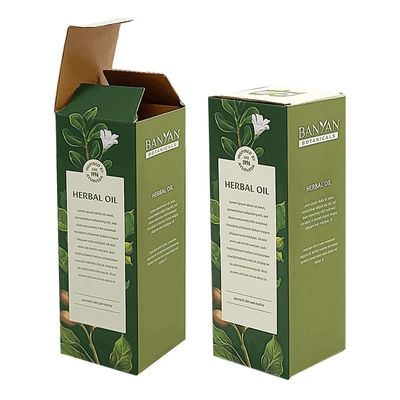 Beschichtete Papier-Kosmetikverpackungskisten Automatische Unterseite Tuck End Faltschachtel 350g 500g