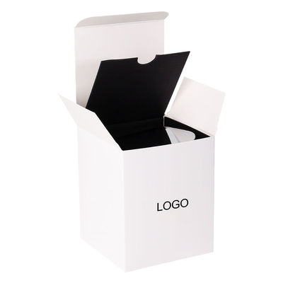 Kunststoff-Liner-Typ Bestellung Higi Goldfolie Logo UV-Beschichtung Kleine 4x4x4 Kerzenbox