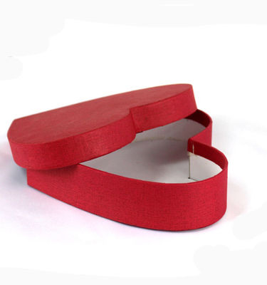 Anpassbare farbenfrohe Papierherzförmige Geschenkboxen mit lackiertem Finish