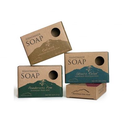 Fotoraum Maßgeschneiderte Kosmetikkerze Seife Bar Kunstpapier Einzelhandel Klappkarton Box Seifeboxen Verpackung