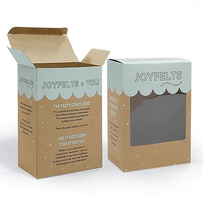 Kraftpapier Tuck Top Auto Lock Boxen mit Schneidfenstern