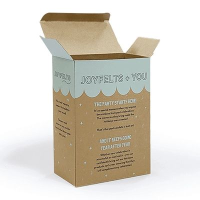 Kraftpapier Tuck Top Auto Lock Boxen mit Schneidfenstern