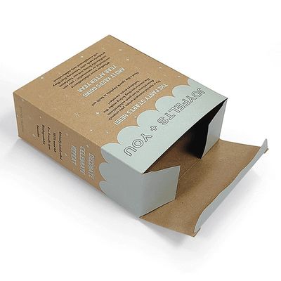 Kraftpapier Tuck Top Auto Lock Boxen mit Schneidfenstern