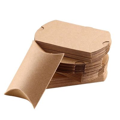 Warmfolie/UV/Lack Oberflächenveredelung Kleines Papier Kissenbox Verpackung für Hochzeitsgeschenke
