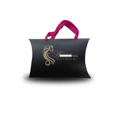 Warmfolie/UV/Lack Oberflächenveredelung Kleines Papier Kissenbox Verpackung für Hochzeitsgeschenke