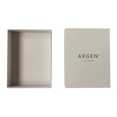 Luxusdeckel und Basis Box 157g Kunstpapier 1000g Pappe Weiß Schmuck Verpackungskiste