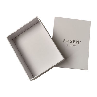 Luxusdeckel und Basis Box 157g Kunstpapier 1000g Pappe Weiß Schmuck Verpackungskiste