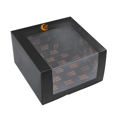 Luxuriöses Logo Baseball-Hutboxen Verpackung Baseball-Fensterpapier Klappgeschenk
