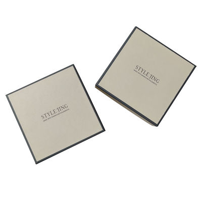 Quadratische Abdeckung und Basis Box Heißfolie / UV / Lack Finish starre Geschenkboxen mit Abdeckungen