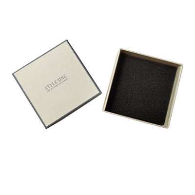 Quadratische Abdeckung und Basis Box Heißfolie / UV / Lack Finish starre Geschenkboxen mit Abdeckungen