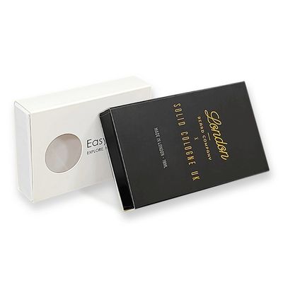 Verpackung aus recycelter starrer kleiner Papierbox UV-Finish