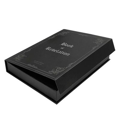 Magnetisch geschlossene Karton-Displaybox Münzverpackung Hohl Fälschung Buch-Stil-Box