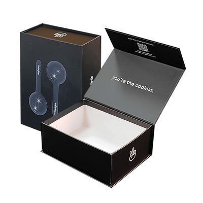 Recyclingmaterialien kundenspezifische Luxusmagneten starre flache Deckel Magnetpapierverpackung Geschenkbox mit Papiereinsatz