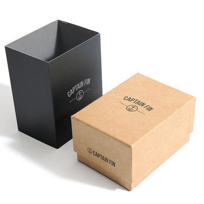CMYK-Rechteckdeckel und -Basis-Box Kartonpapierleere Handuhrverpackungskiste