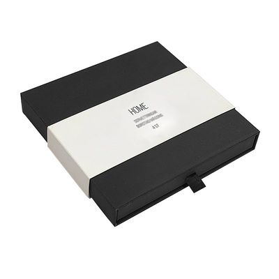 Großes Haar Perücke Geschenkverpackung Schachteln Schwarze Schiebe Schublade Schachtel Verpackung