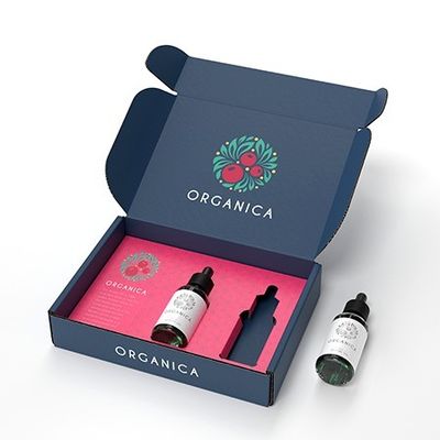 Ökofreundliche kundenspezifische Wellpappe für Kosmetik- und Bekleidungswaren