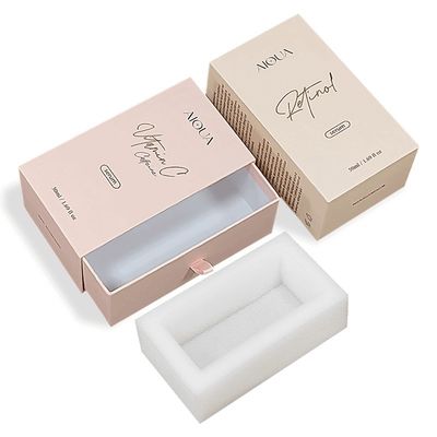 Augenschatten 50ml 1,69oz Anpassung Haar Bart Parfum ätherisches Öl Fläschchenboxen Verpackung Glas Tropffflasche starre Box