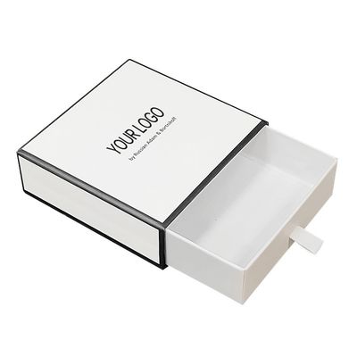 Lackierte Satin-Folierte Steifkarton-Schiebe-Schublade Geschenkboxen für kosmetische Verpackungen