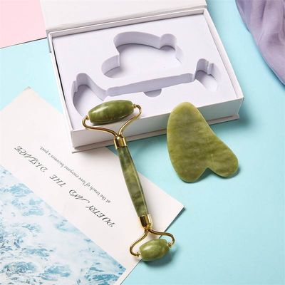 Buchflapbox Custom Logo gedruckte magnetische starre Box für Guasha Jade Gua Sha Roller Tool
